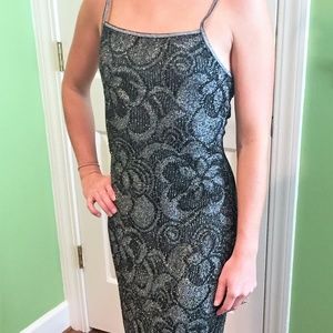 Black/Silver Party Dress